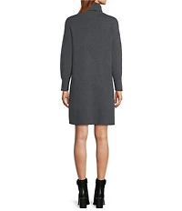Antonio Melani Linds Cashmere Turtleneck Long Sleeve Dress