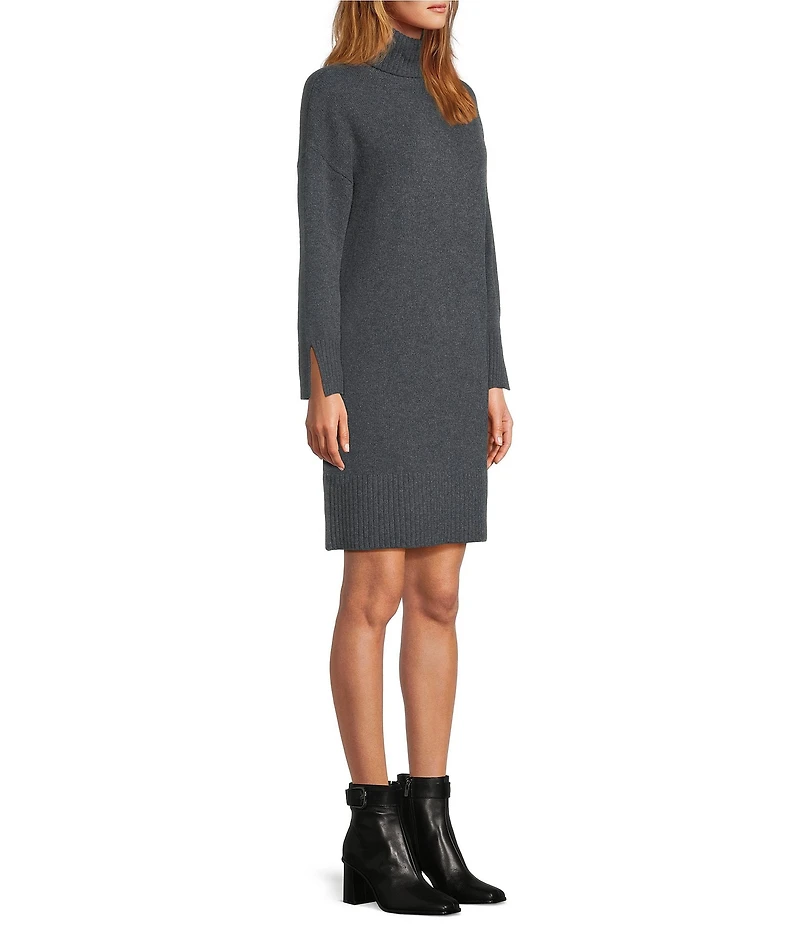 Antonio Melani Linds Cashmere Turtleneck Long Sleeve Dress