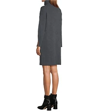 Antonio Melani Linds Cashmere Turtleneck Long Sleeve Dress