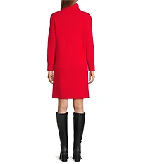 Antonio Melani Linds Cashmere Turtleneck Long Sleeve Dress