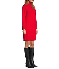 Antonio Melani Linds Cashmere Turtleneck Long Sleeve Dress