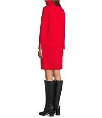 Antonio Melani Linds Cashmere Turtleneck Long Sleeve Dress