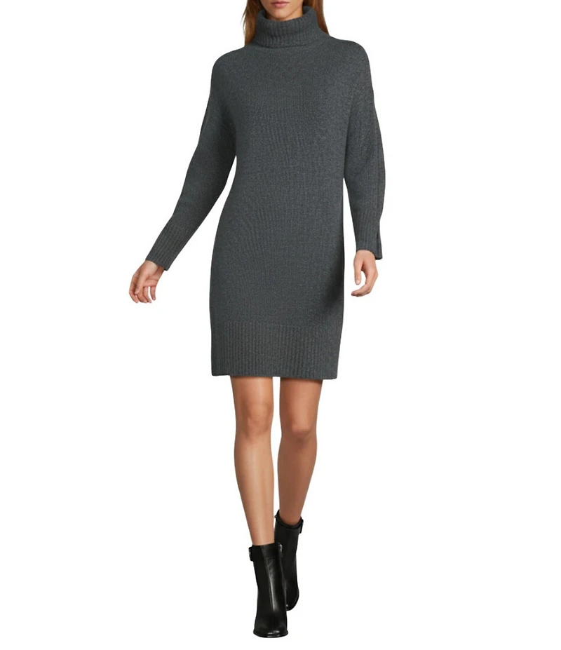 Antonio Melani Linds Cashmere Turtleneck Long Sleeve Dress