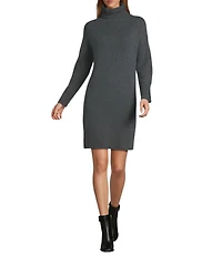 Antonio Melani Linds Cashmere Turtleneck Long Sleeve Dress
