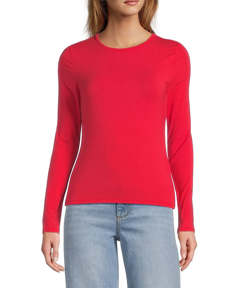 Antonio Melani Long Sleeve Crew Neck Knit Tee