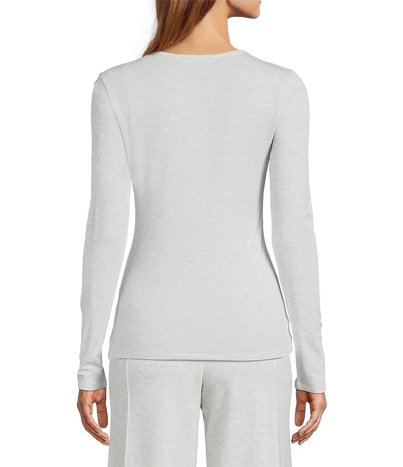 Antonio Melani Long Sleeve Crew Neck Knit Tee