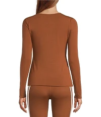 Antonio Melani Long Sleeve Crew Neck Knit Tee