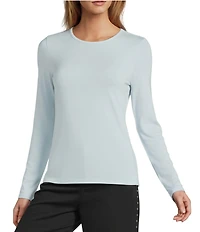 Antonio Melani Long Sleeve Crew Neck Knit Tee