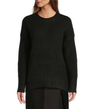 Antonio Melani Lorella Imitation Alpaca Round Neck Long Sleeve Sweater