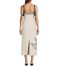 Antonio Melani Louisa Stretch Linen Sleeveless Dress