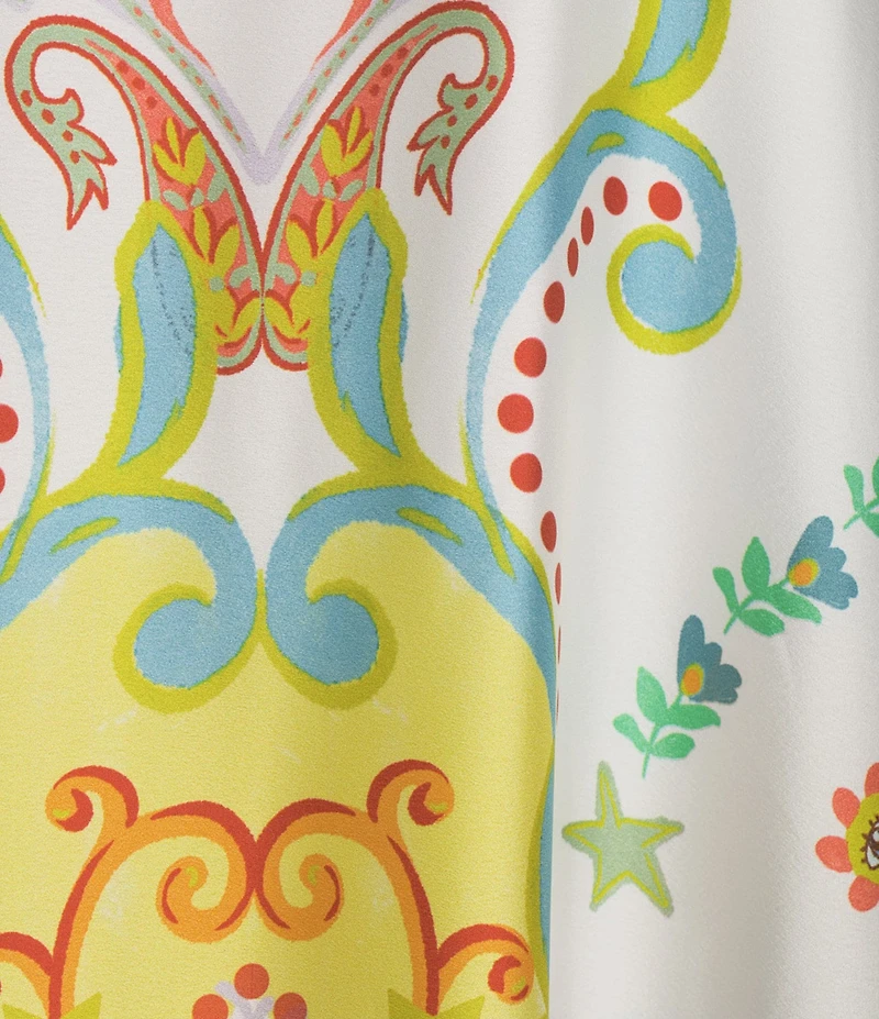 Antonio Melani Lucia Printed Satin Strapless Dress