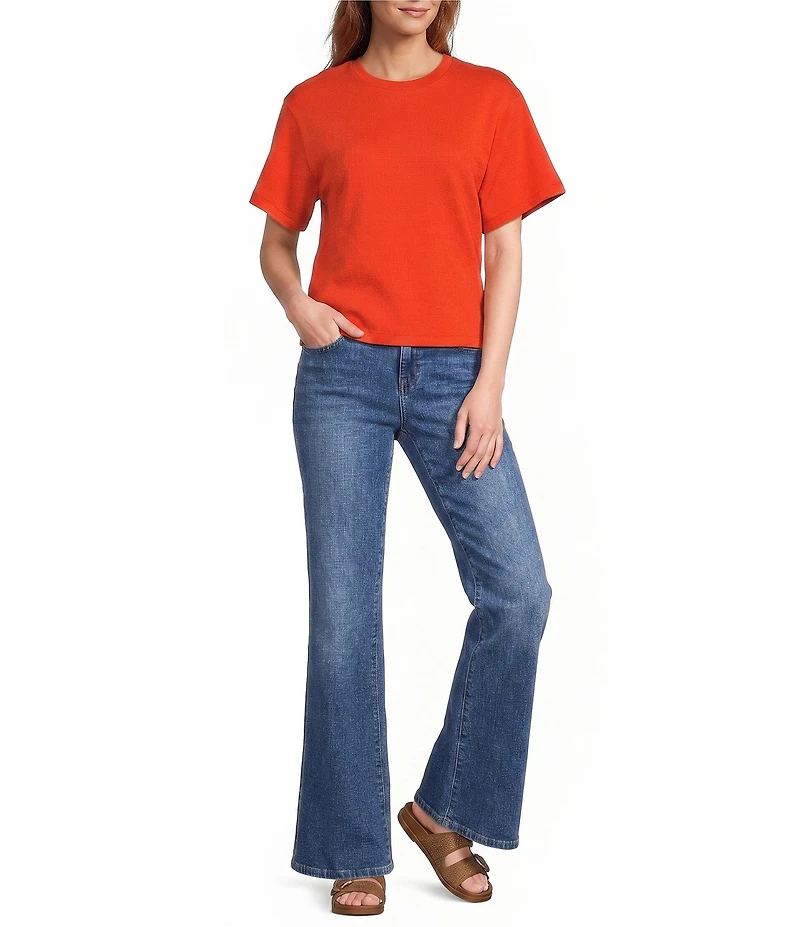 Antonio Melani Lupita Short Sleeve Crew Neckline Blouse