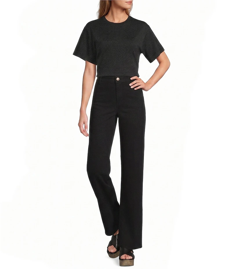Antonio Melani Lupita Short Sleeve Crew Neckline Blouse