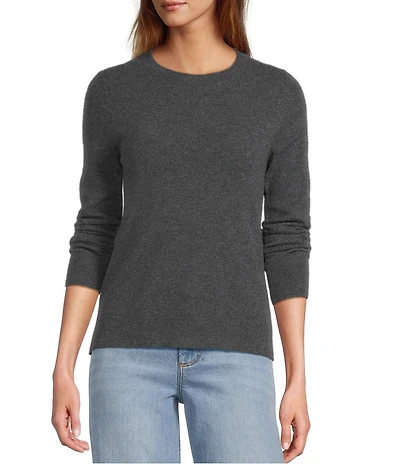 Antonio Melani Luxury Collection Cameron Cashmere Crew Neck Long Sleeve Knit Sweater