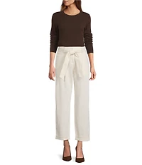 Antonio Melani Luxury Collection Cameron Cashmere Crew Neck Long Sleeve Knit Sweater