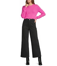 Antonio Melani Luxury Collection Cameron Cashmere Crew Neck Long Sleeve Knit Sweater