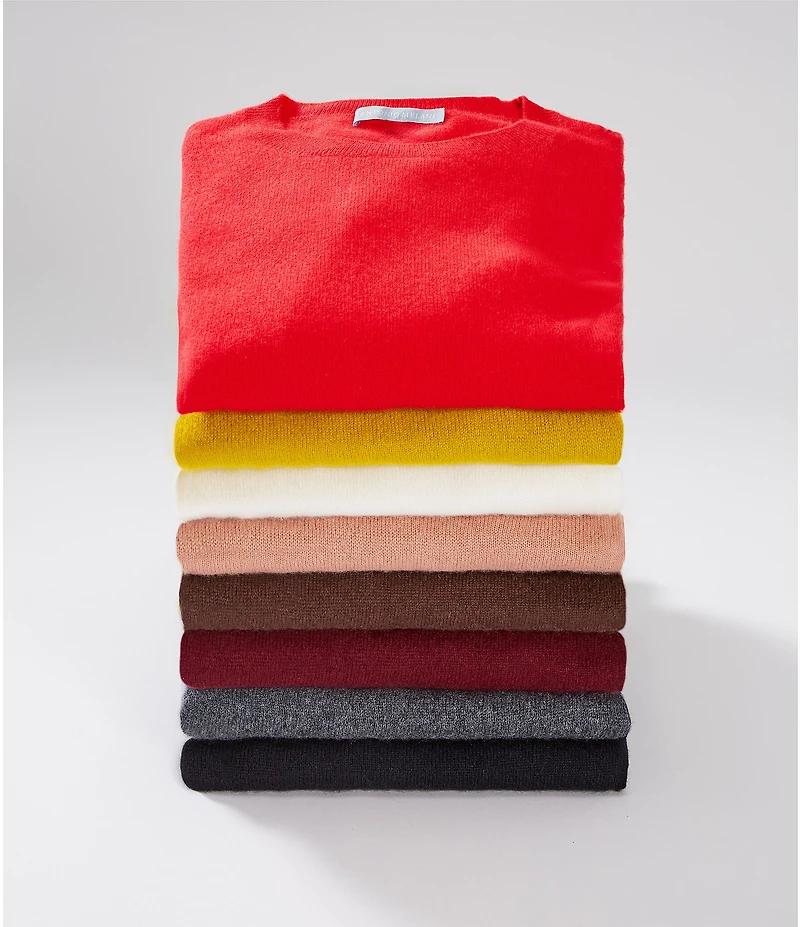 Antonio Melani Luxury Collection Cameron Cashmere Crew Neck Long Sleeve Knit Sweater
