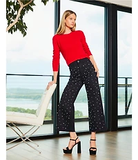 Antonio Melani Luxury Collection Cameron Cashmere Crew Neck Long Sleeve Knit Sweater