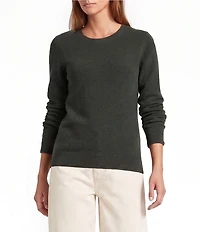Antonio Melani Luxury Collection Cameron Cashmere Crew Neck Long Sleeve Knit Sweater