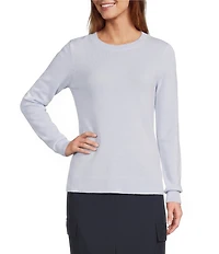 Antonio Melani Luxury Collection Cameron Cashmere Crew Neck Long Sleeve Knit Sweater