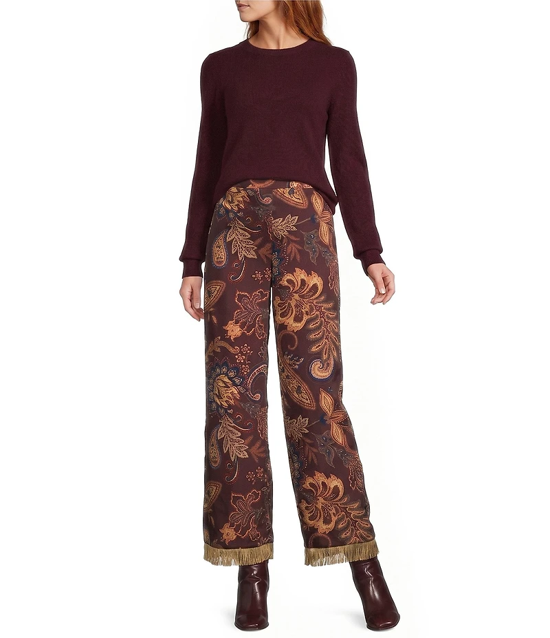 Antonio Melani Luxury Collection Cameron Cashmere Crew Neck Long Sleeve Knit Sweater