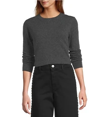 Antonio Melani Luxury Collection Cameron Cashmere Crew Neck Long Sleeve Knit Sweater