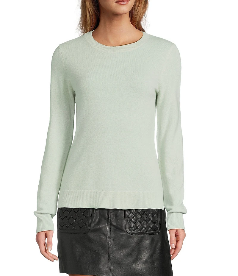Antonio Melani Luxury Collection Cameron Cashmere Crew Neck Long Sleeve Knit Sweater