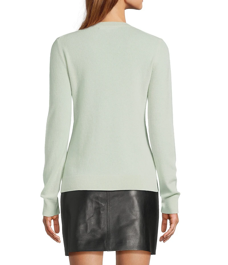 Antonio Melani Luxury Collection Cameron Cashmere Crew Neck Long Sleeve Knit Sweater