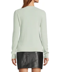 Antonio Melani Luxury Collection Cameron Cashmere Crew Neck Long Sleeve Knit Sweater