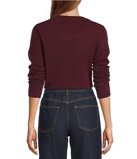 Antonio Melani Luxury Collection Cameron Cashmere Crew Neck Long Sleeve Knit Sweater