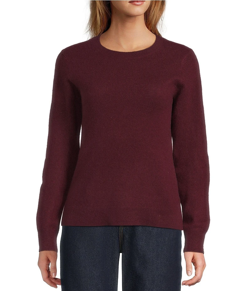Antonio Melani Luxury Collection Cameron Cashmere Crew Neck Long Sleeve Knit Sweater