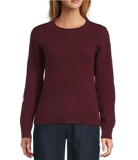 Antonio Melani Luxury Collection Cameron Cashmere Crew Neck Long Sleeve Knit Sweater