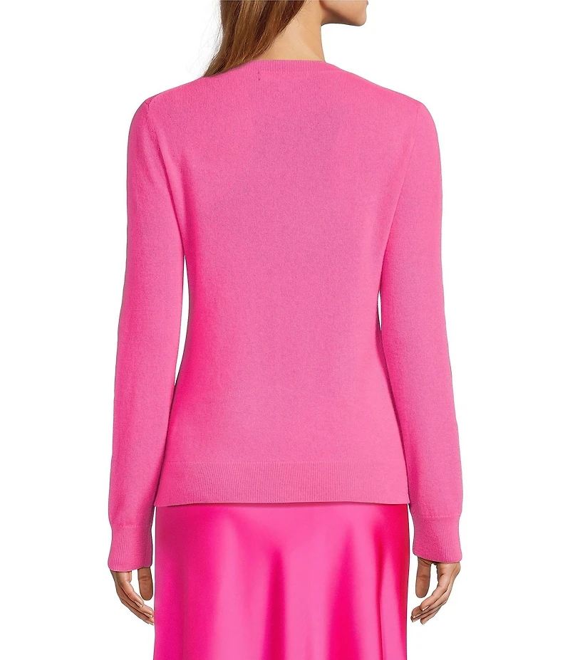 Antonio Melani Luxury Collection Cameron Cashmere Crew Neck Long Sleeve Knit Sweater
