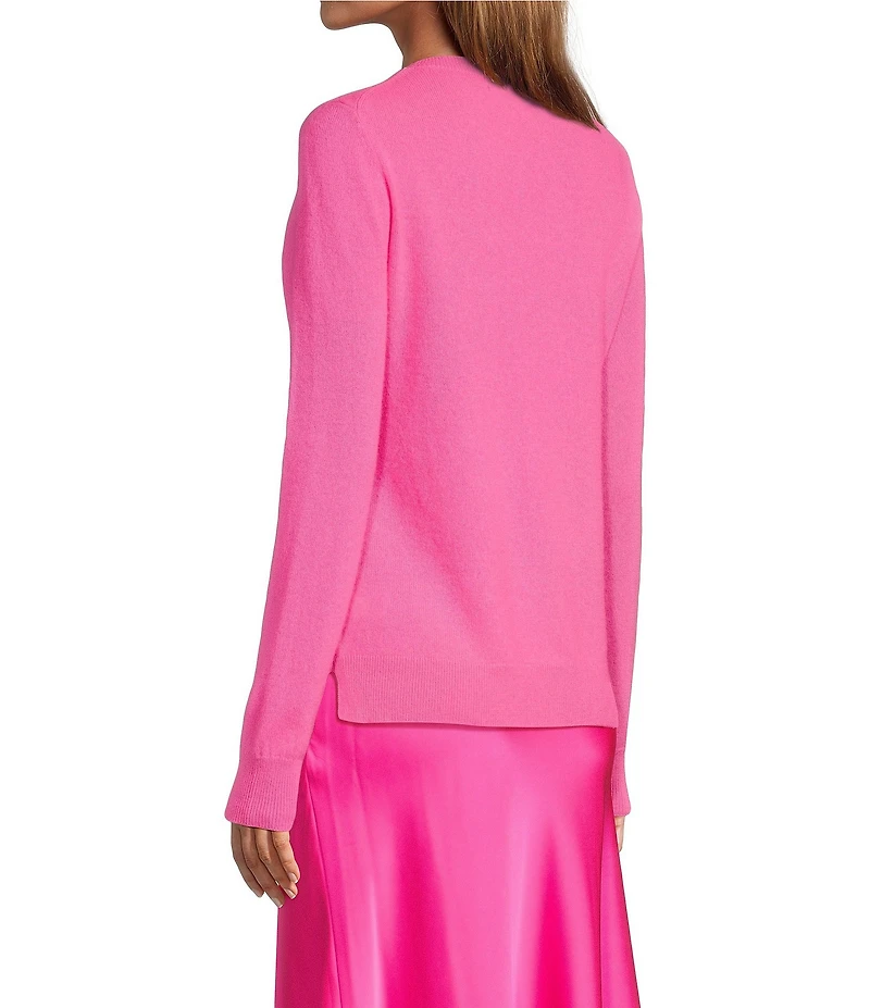 Antonio Melani Luxury Collection Cameron Cashmere Crew Neck Long Sleeve Knit Sweater