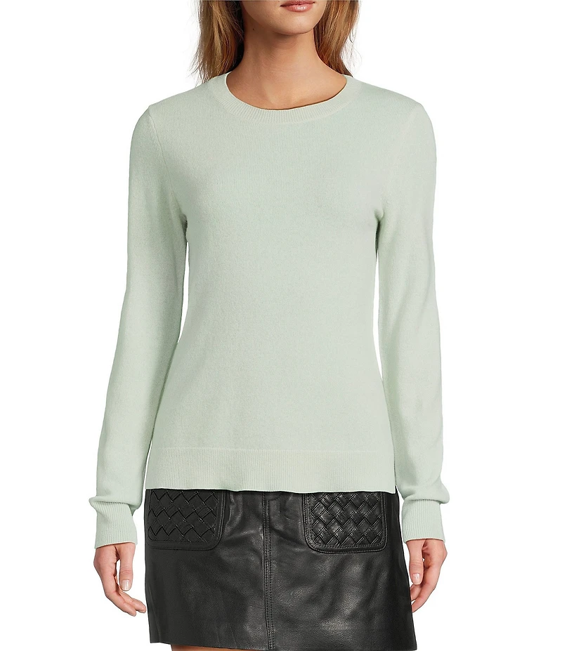 Antonio Melani Luxury Collection Cameron Cashmere Crew Neck Long Sleeve Knit Sweater