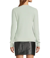 Antonio Melani Luxury Collection Cameron Cashmere Crew Neck Long Sleeve Knit Sweater