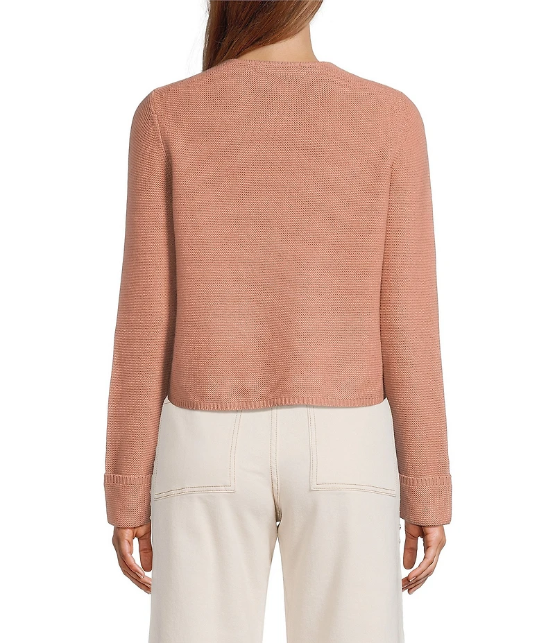 Antonio Melani Lydia V-Neck Long Cuff Sleeve Tie Front Bow Cashmere Sweater