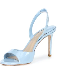 Antonio Melani Lyssa Glossy Leather Slingback Dress Sandals