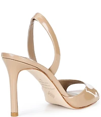Antonio Melani Lyssa Glossy Leather Slingback Dress Sandals