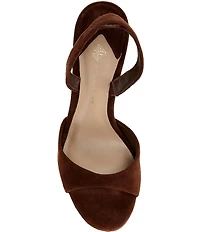 Antonio Melani Lyssa Suede Slingback Dress Sandals