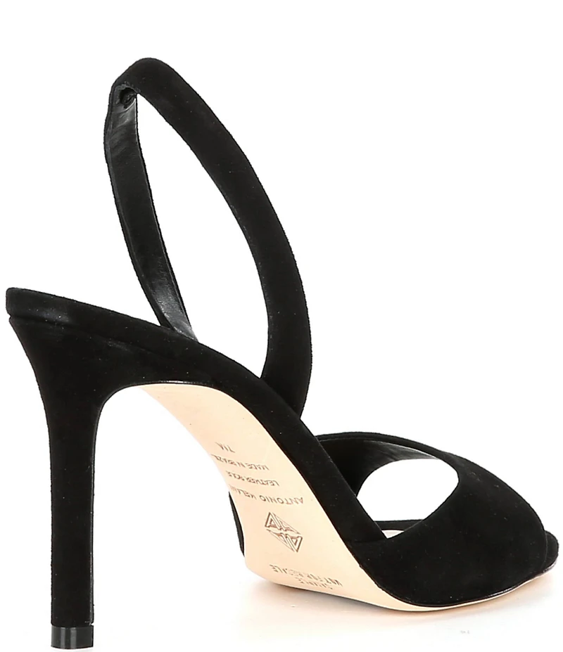 Antonio Melani Lyssa Suede Slingback Dress Sandals