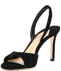 Antonio Melani Lyssa Suede Slingback Dress Sandals
