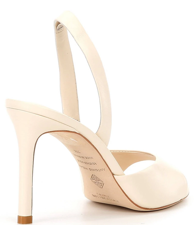 Antonio Melani Lyssa Leather Slingback Dress Sandals