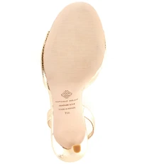 Antonio Melani Lyssa Embossed Leather Slingback Dress Sandals