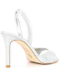 Antonio Melani Lyssa Metallic Fabric Slingback Dress Sandals