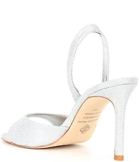 Antonio Melani Lyssa Metallic Fabric Slingback Dress Sandals