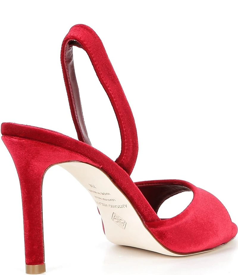 Antonio Melani Lyssa Velvet Slingback Dress Sandals