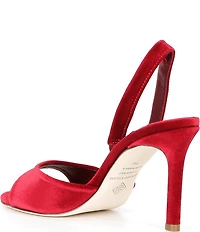Antonio Melani Lyssa Velvet Slingback Dress Sandals