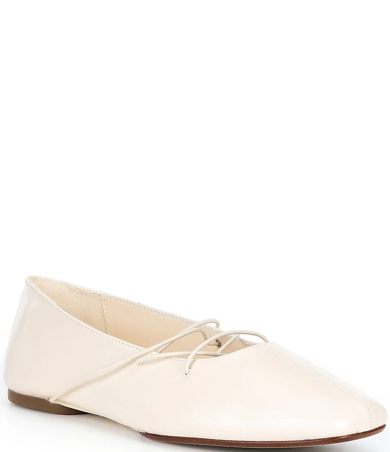Antonio Melani Mack Lace Up Ballet Flats