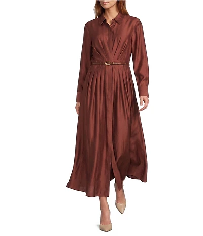 Antonio Melani Maggie Button Front Collar Long Sleeve Dress